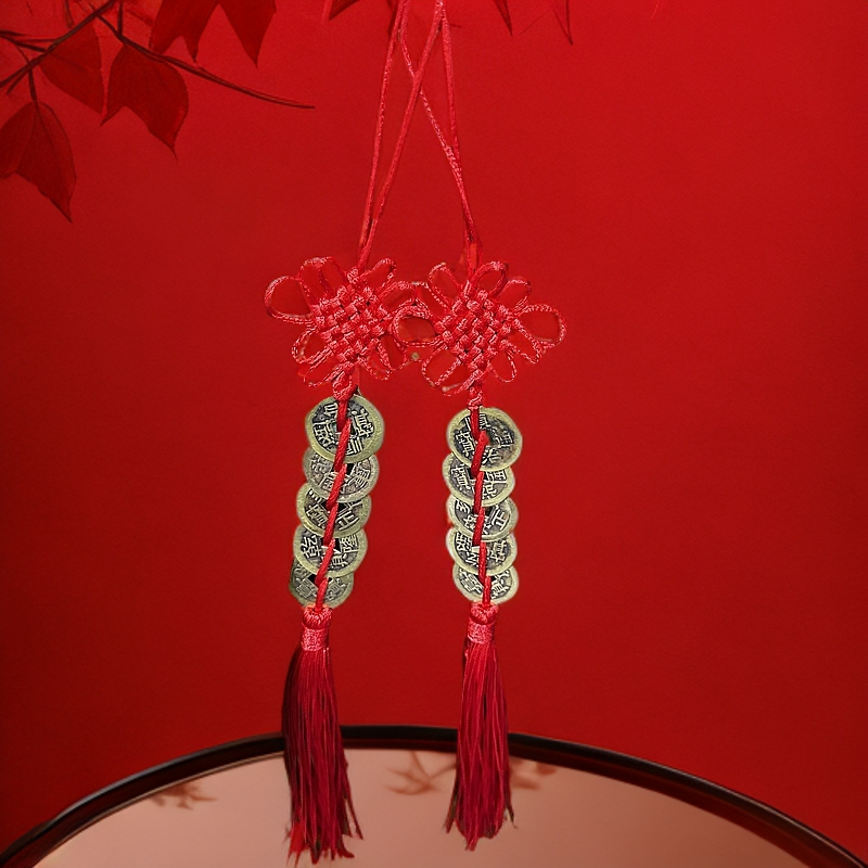 陈老师 厨房 厕所专用五D钱中国结挂件