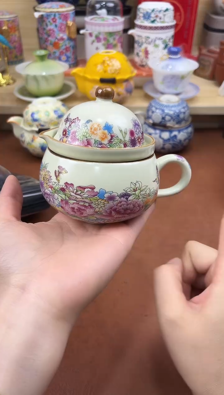 陶陶瓷茶具摆件旅行套组