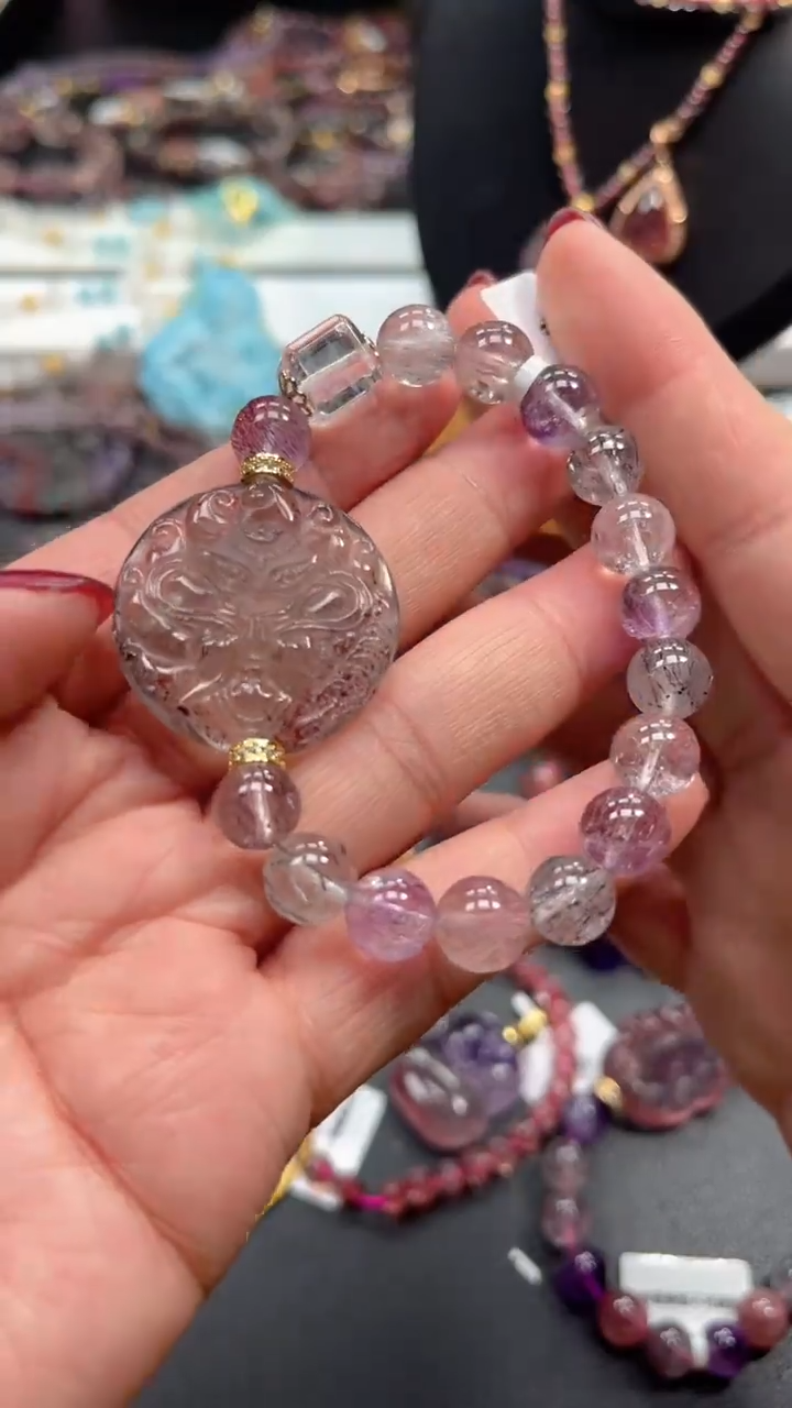 【闪购商品】水晶颈饰未镶嵌【百晶灵儿】天然定制款