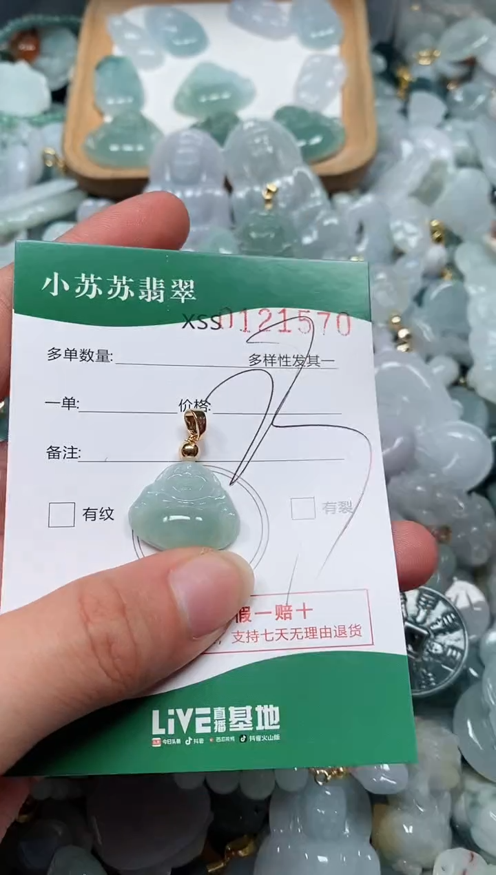 【闪购商品】翡翠颈饰未镶嵌闪购商品0121570