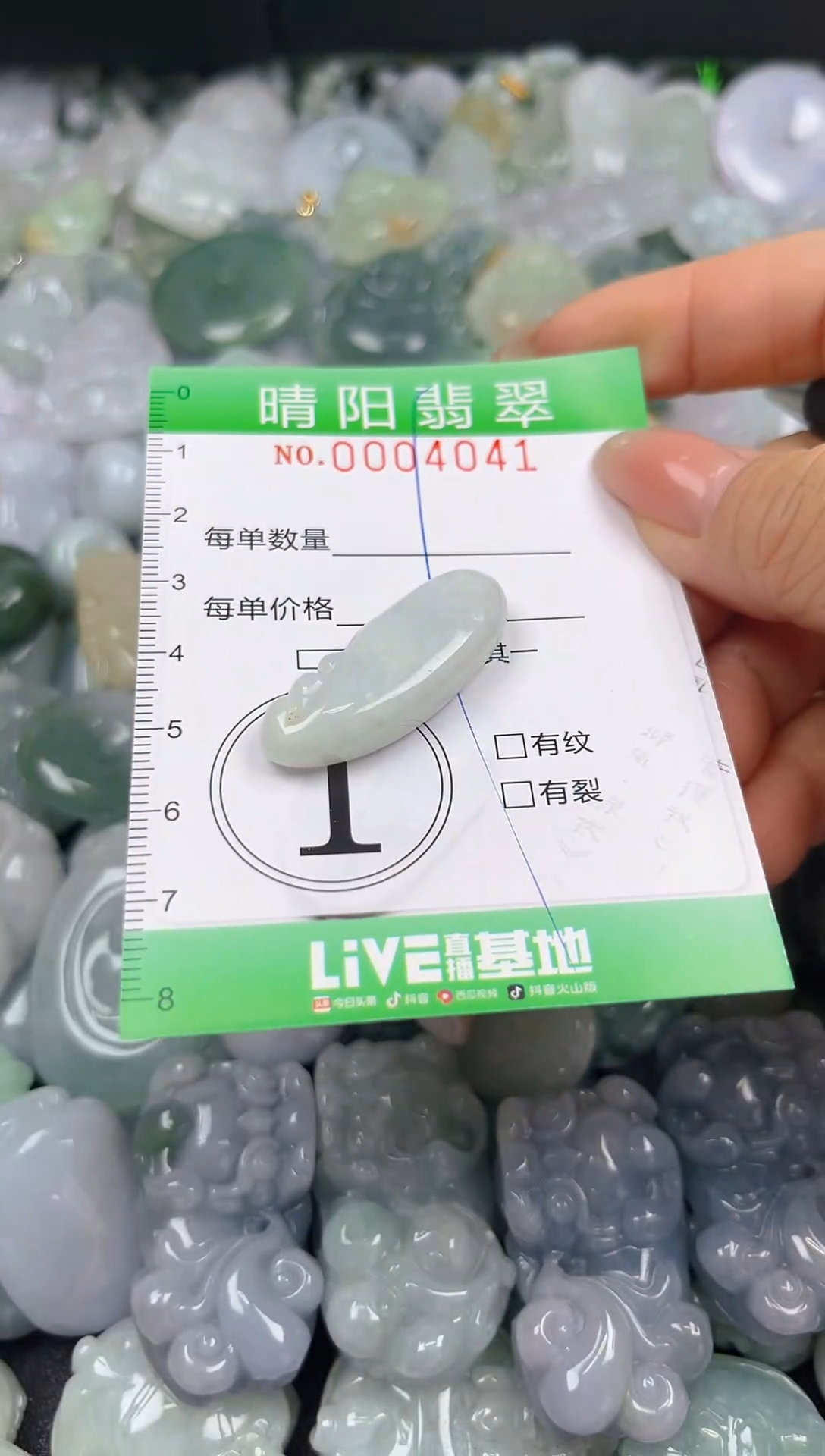 翡翠未镶嵌颈饰闪购0004041
