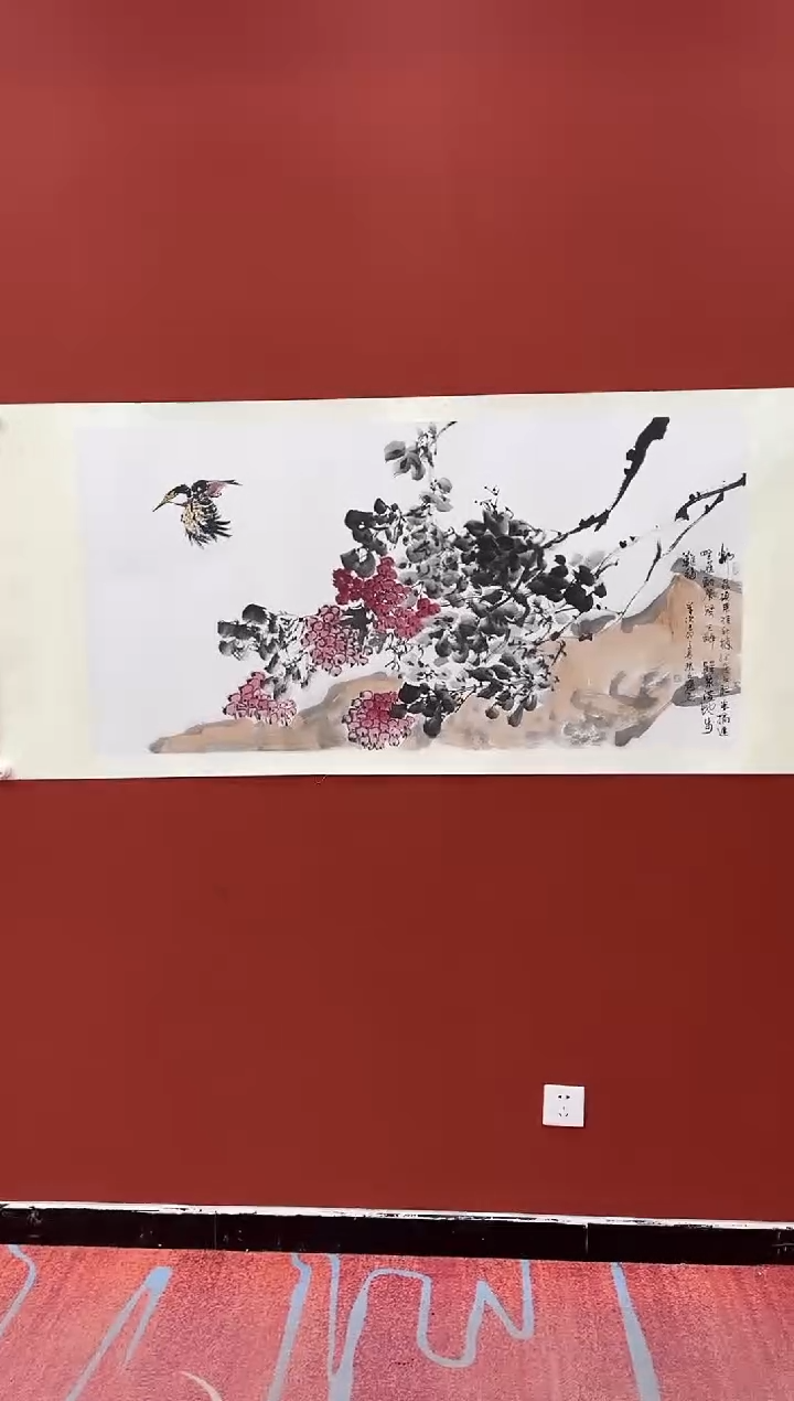 【闪购商品】书法松 赵立鹤 国画 四尺 证书 锦筒