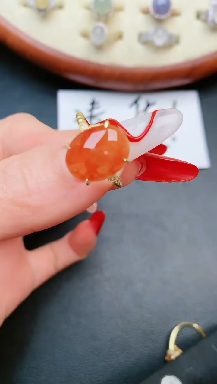 【闪购商品】翡翠戒指银S925镶嵌......