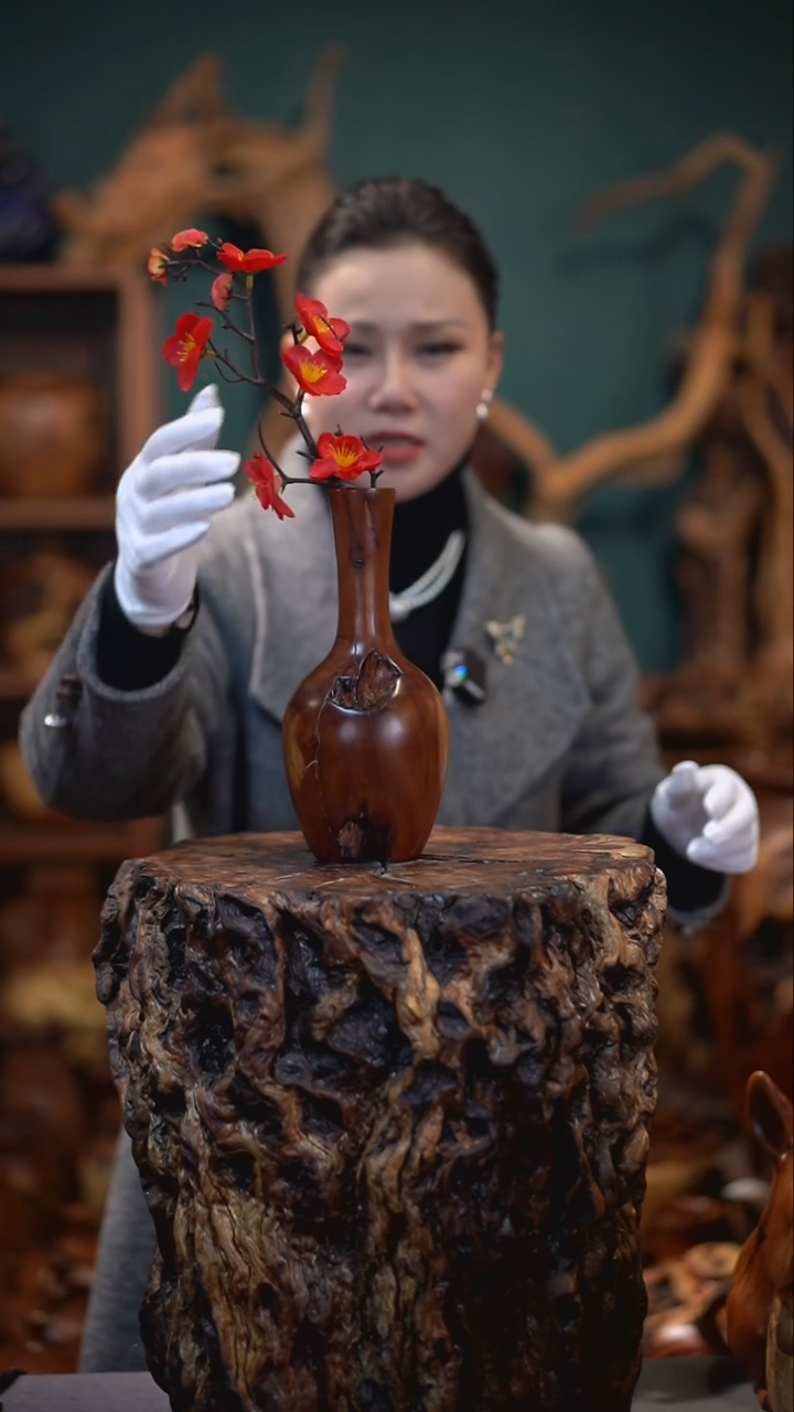 【闪购商品】枣木雷击枣木玉壶春