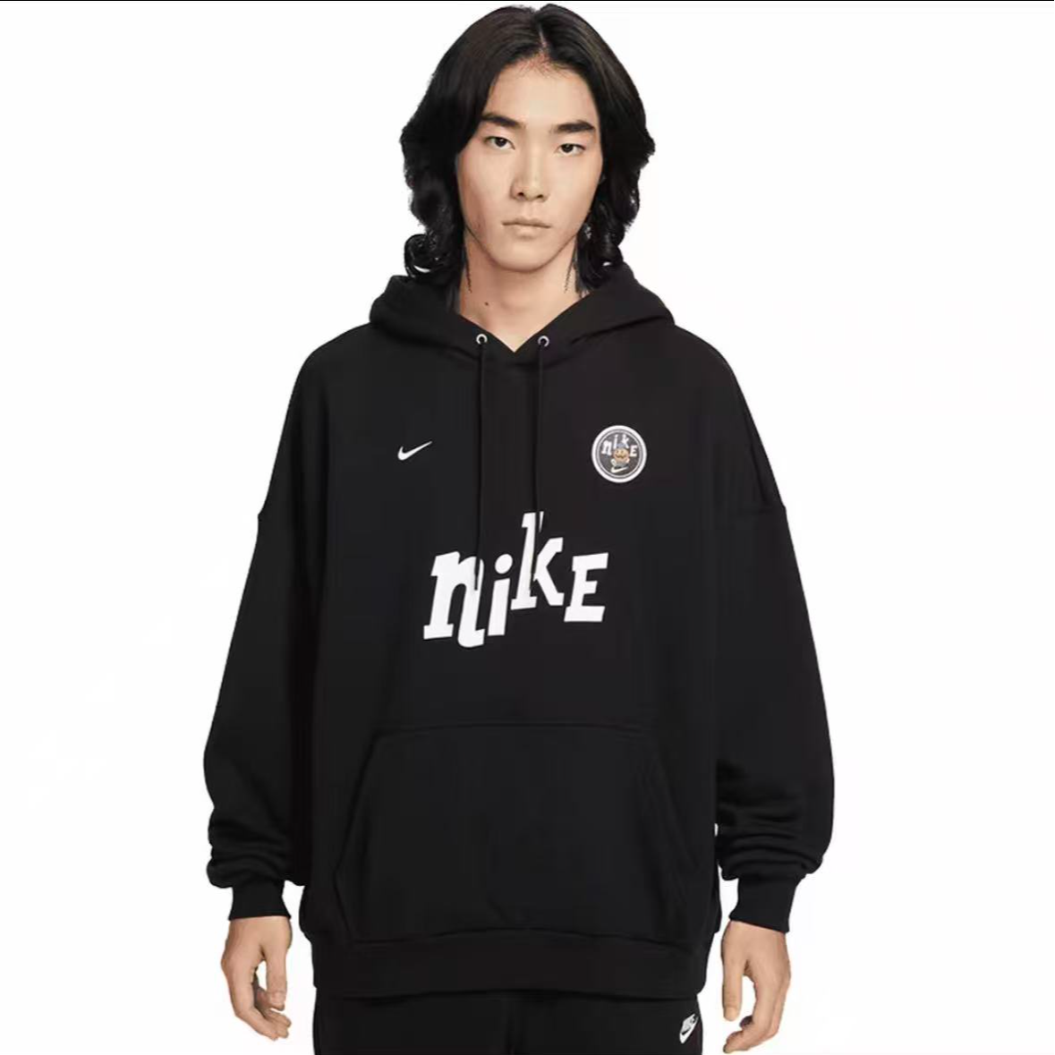 NIKE男女同款AS M NK CLUB FT OS PO HDY GCEL连帽卫衣IM9356-010