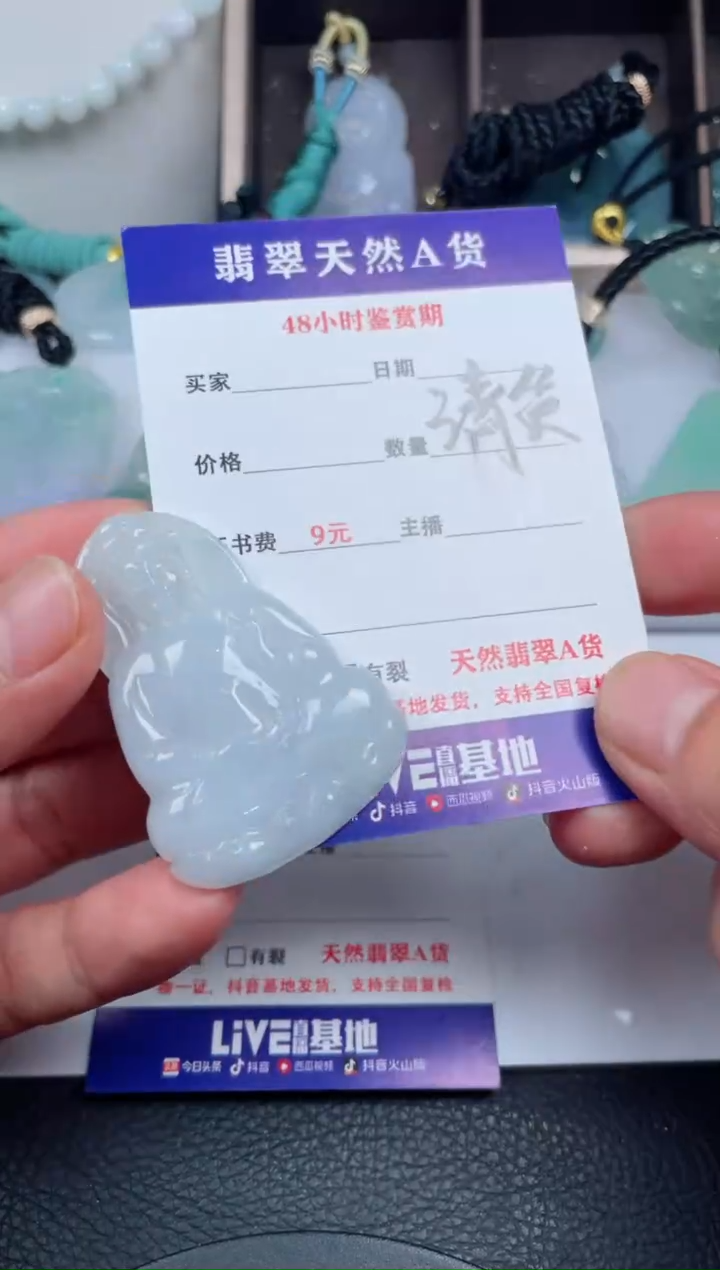 翡翠未镶嵌颈饰         