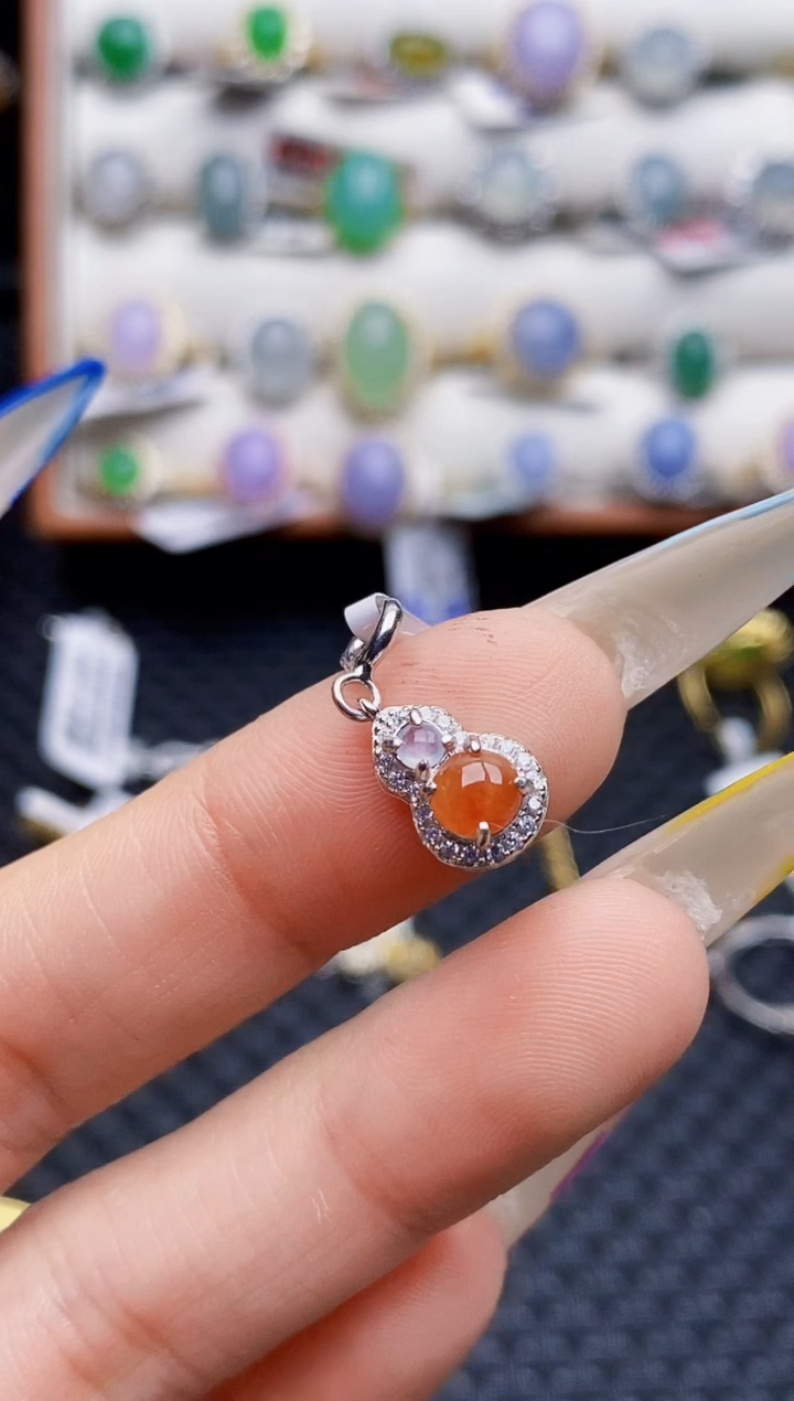 银S925镶嵌戒指翡翠3039