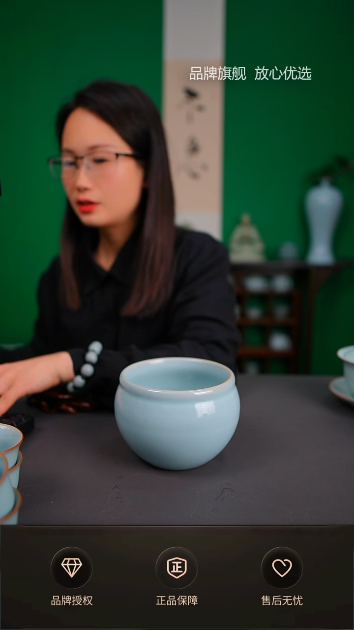 【闪购商品】一级天青风水缸建水缸