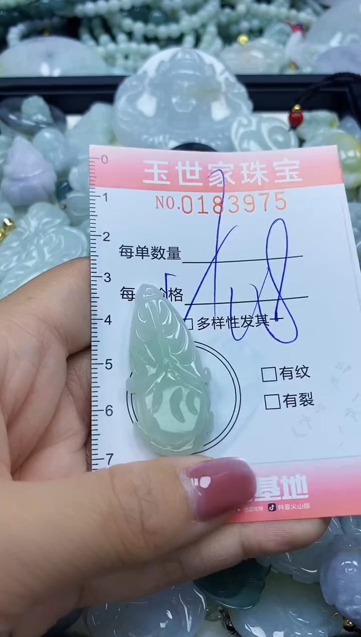【闪购商品】翡翠颈饰未镶嵌闪购0183975多样性发其一