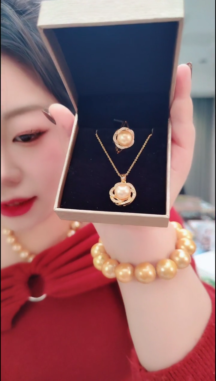 颈饰未镶嵌淡水珍珠3113两件套