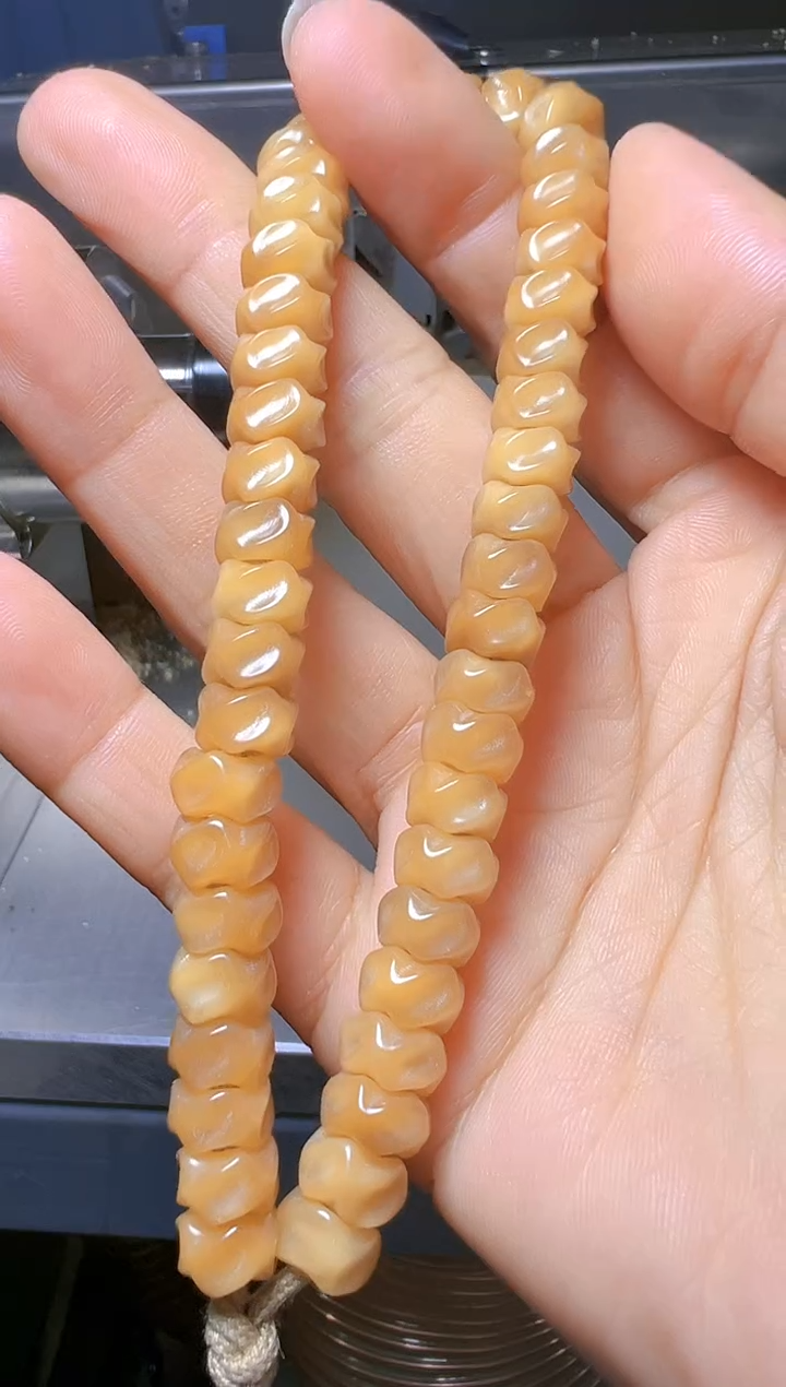 【闪购商品】菩提根/象牙果手串龙脊卡9+龙骨手持 微透 4号