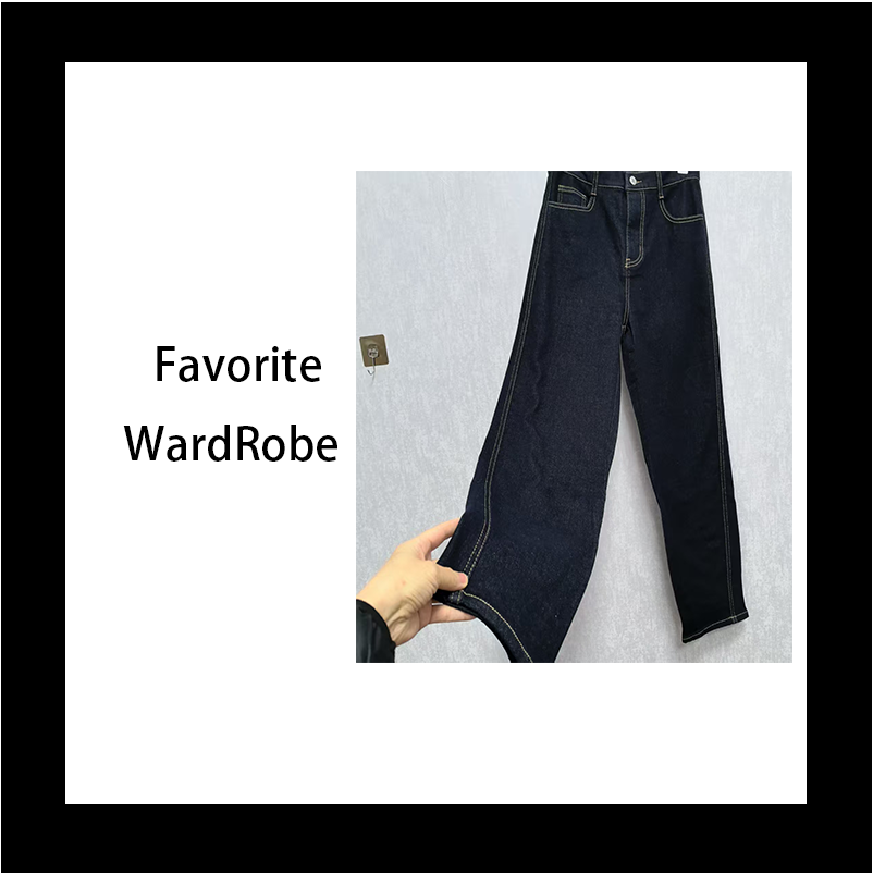 1141  雅雅加绒锥形裤