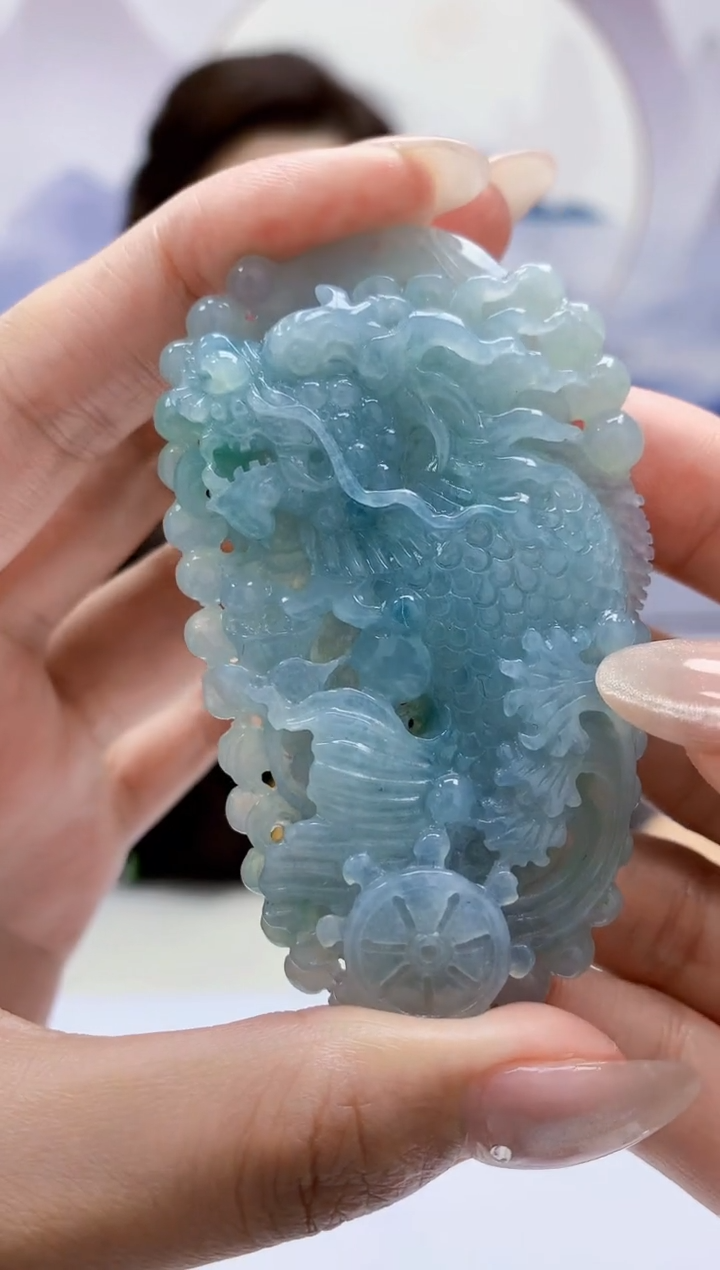 定制翡翠未镶嵌4829MM-毛货挂件76