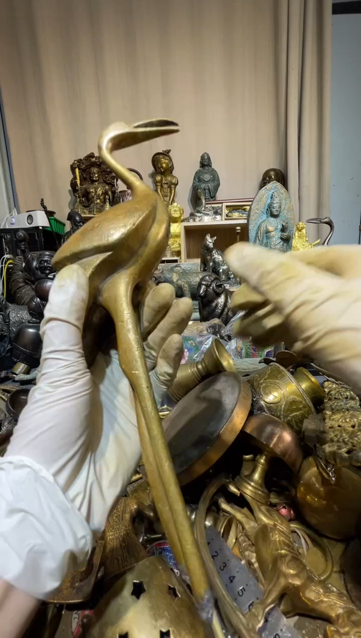 大阪回流铜器摆件9