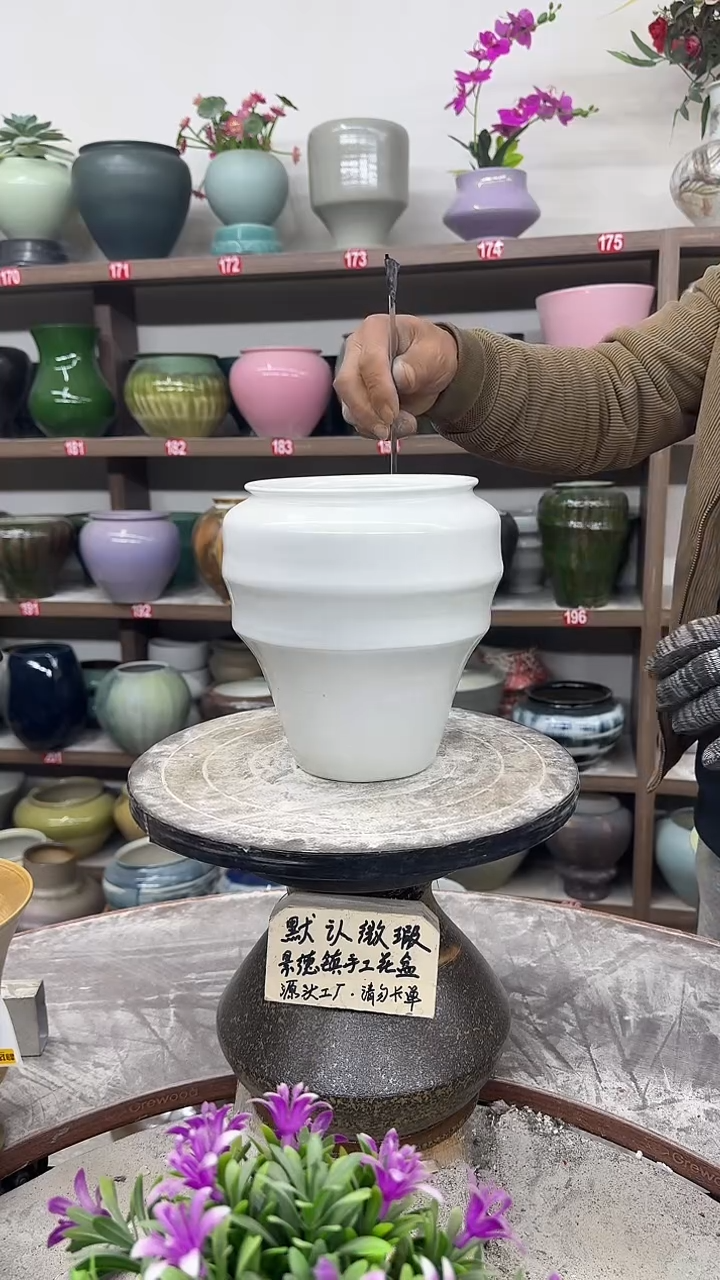 12-5-高19口13瑕-花盆