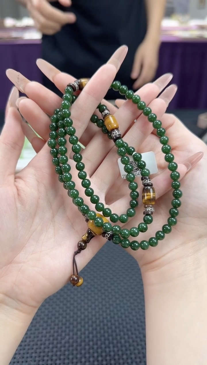 和田玉未镶嵌颈饰天然和田玉108