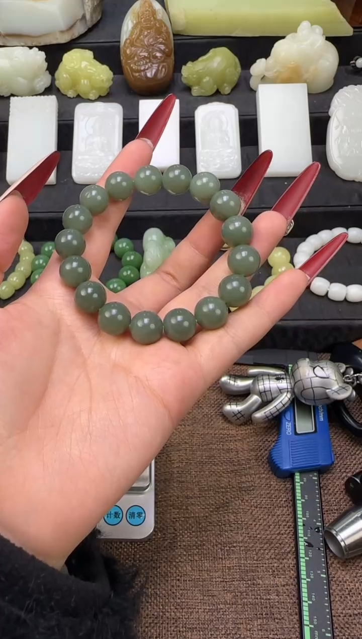未镶嵌手串和田玉手串