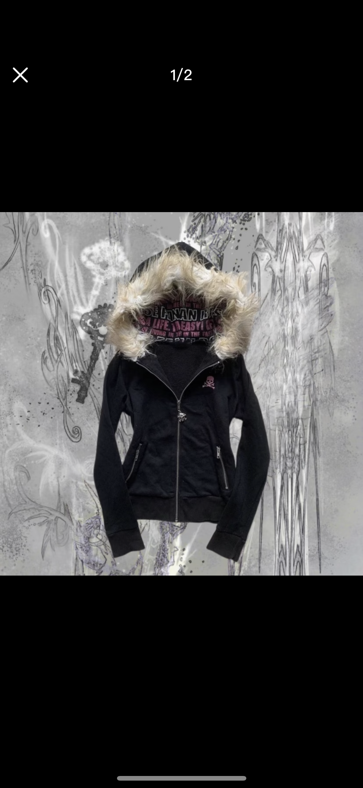 Vintage千禧辣妹毛毛长袖外套复古显瘦名媛马甲-新