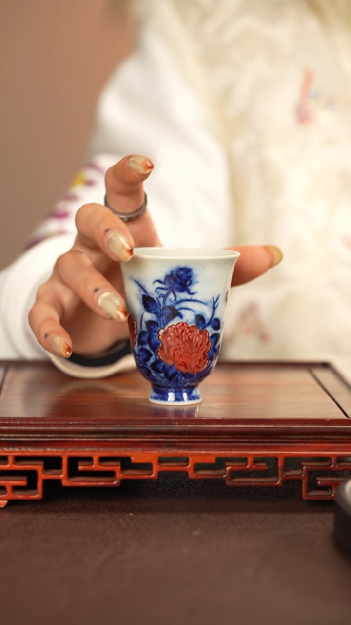 【闪购商品】杯子永明尚玩景德镇手工手绘陶瓷