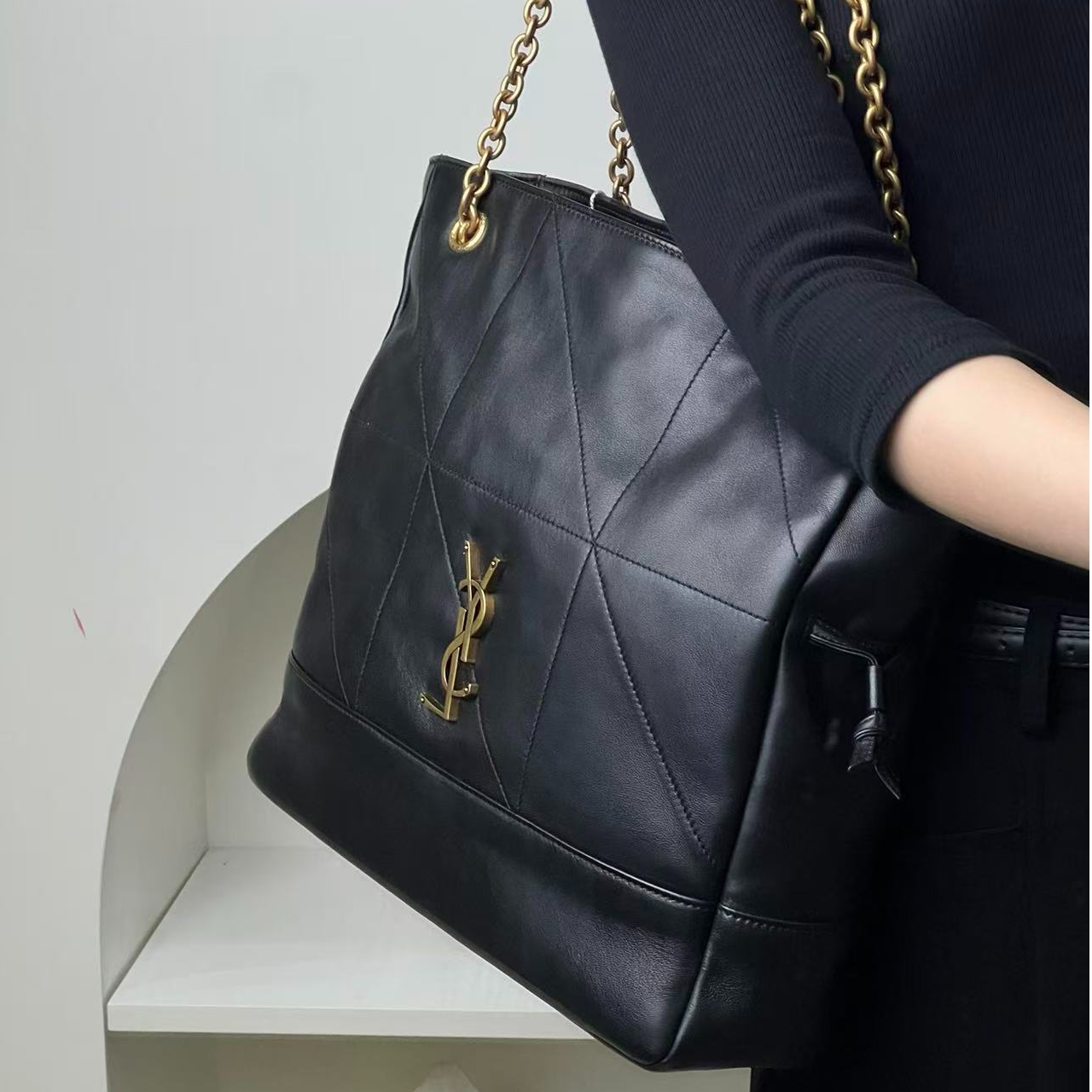 未使用 YSL/圣罗兰 ysl jamie福袋大号黑金包/严选