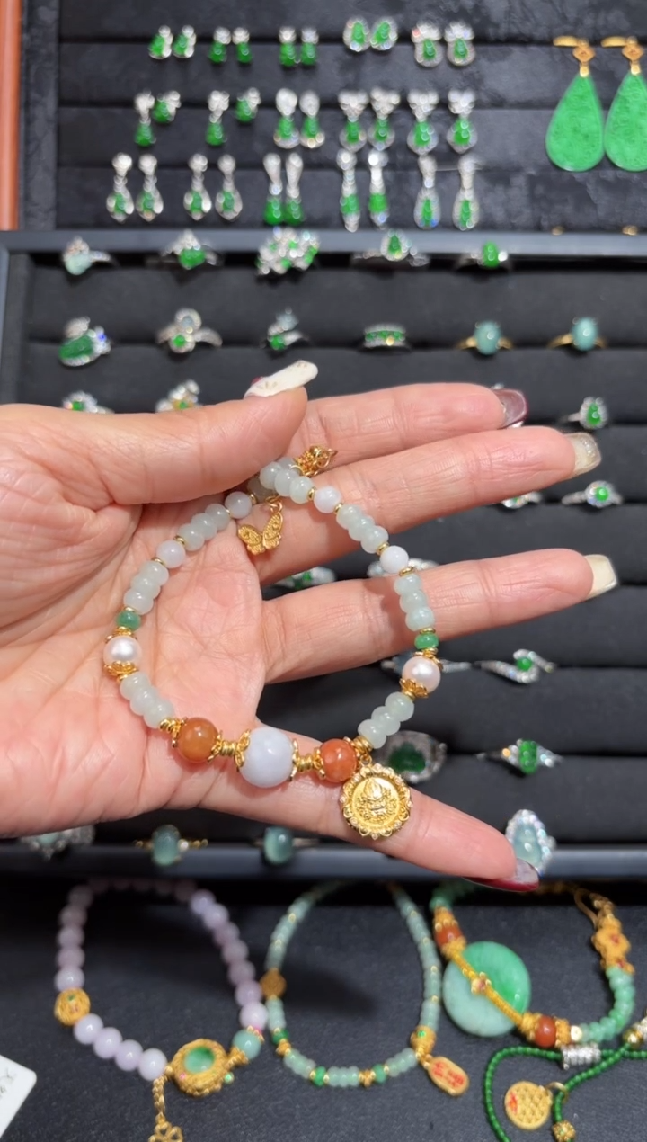 【闪购商品】翡翠颈饰银S925镶嵌缅/支持复检/一件