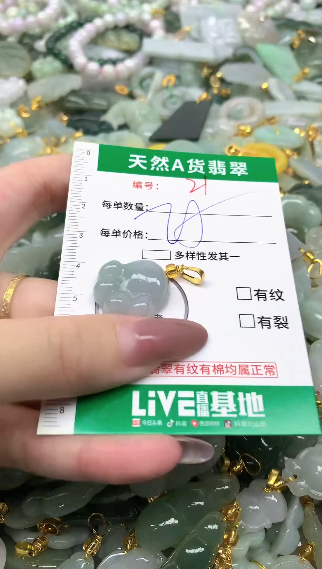 颈饰未镶嵌翡翠未镶嵌a货翡翠-21