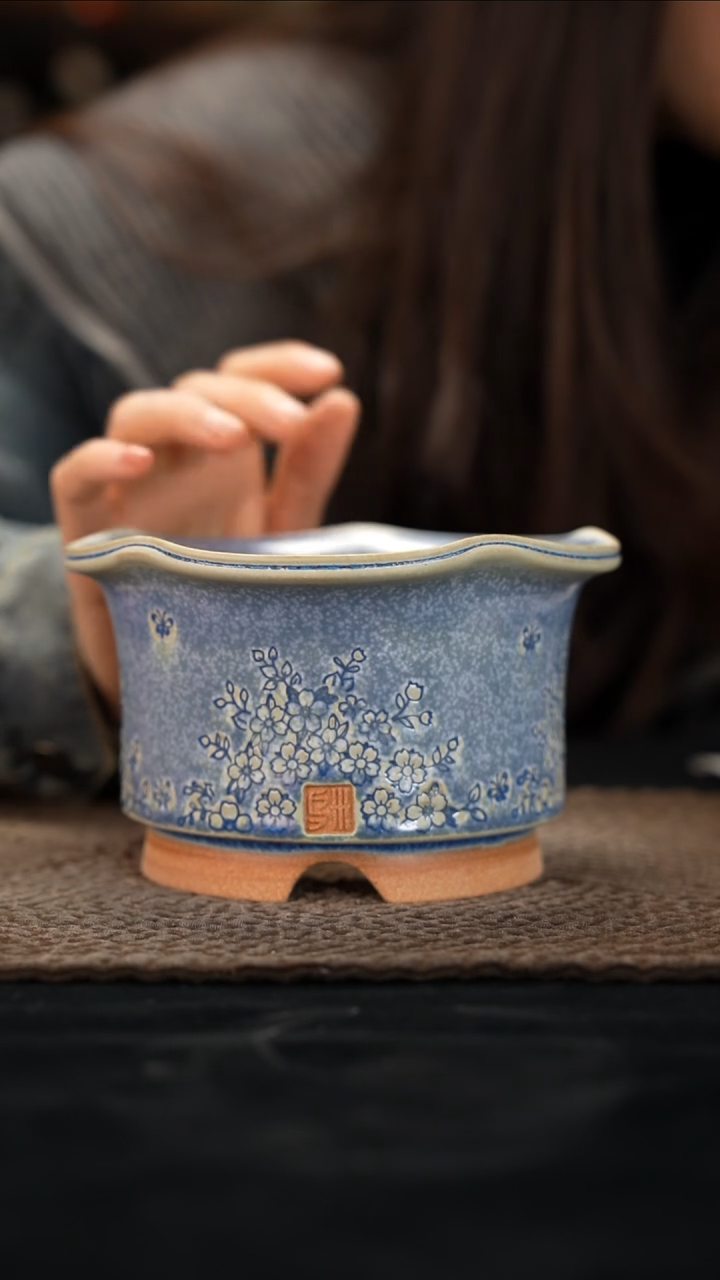 12-13-081花盆口径12瑕