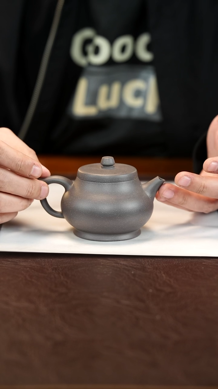 茶壶紫砂全手工 内推七孔