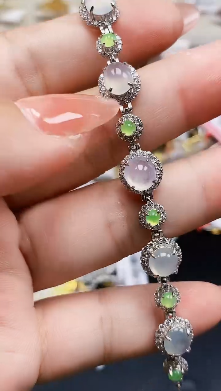 银S925镶嵌戒指翡翠0368