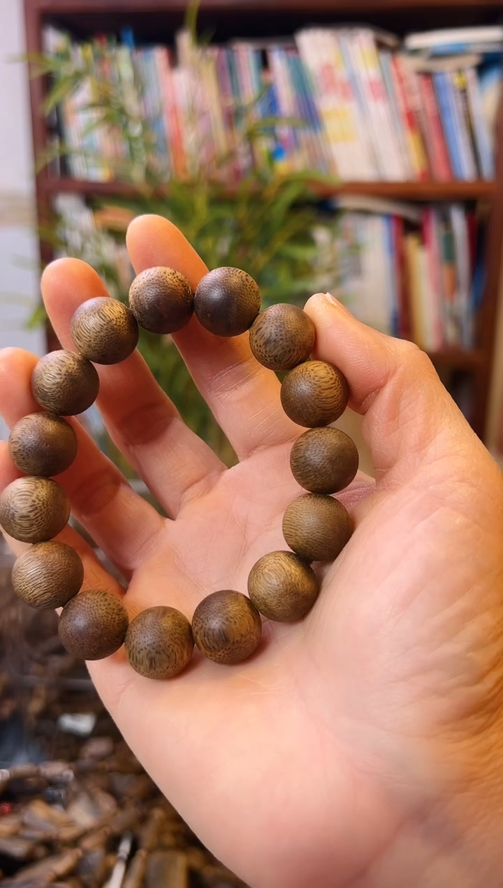 【闪购商品】沉香手串棋楠圆珠单圈