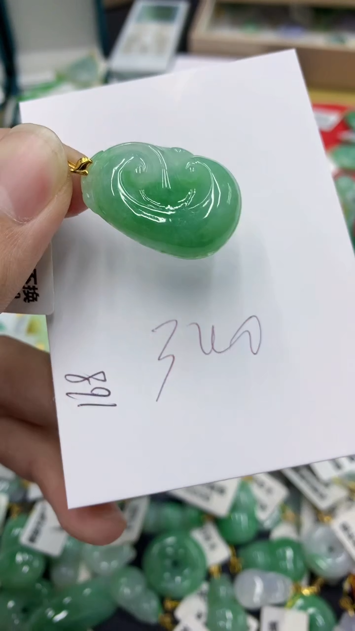 【闪购商品】翡翠颈饰18K金镶嵌号链接1111111111