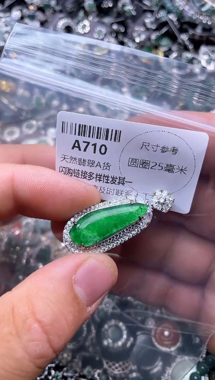 【闪购商品】翡翠颈饰未镶嵌A710基地