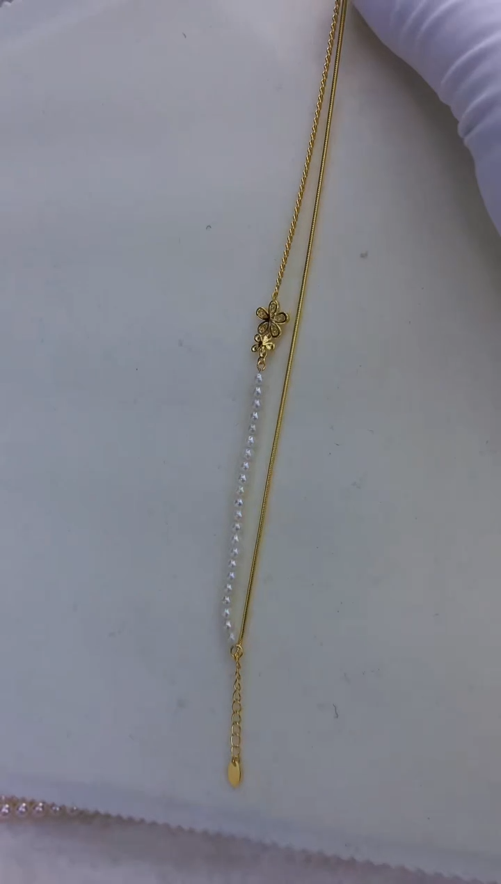 银S925镶嵌海水珍珠饰品设计款手链