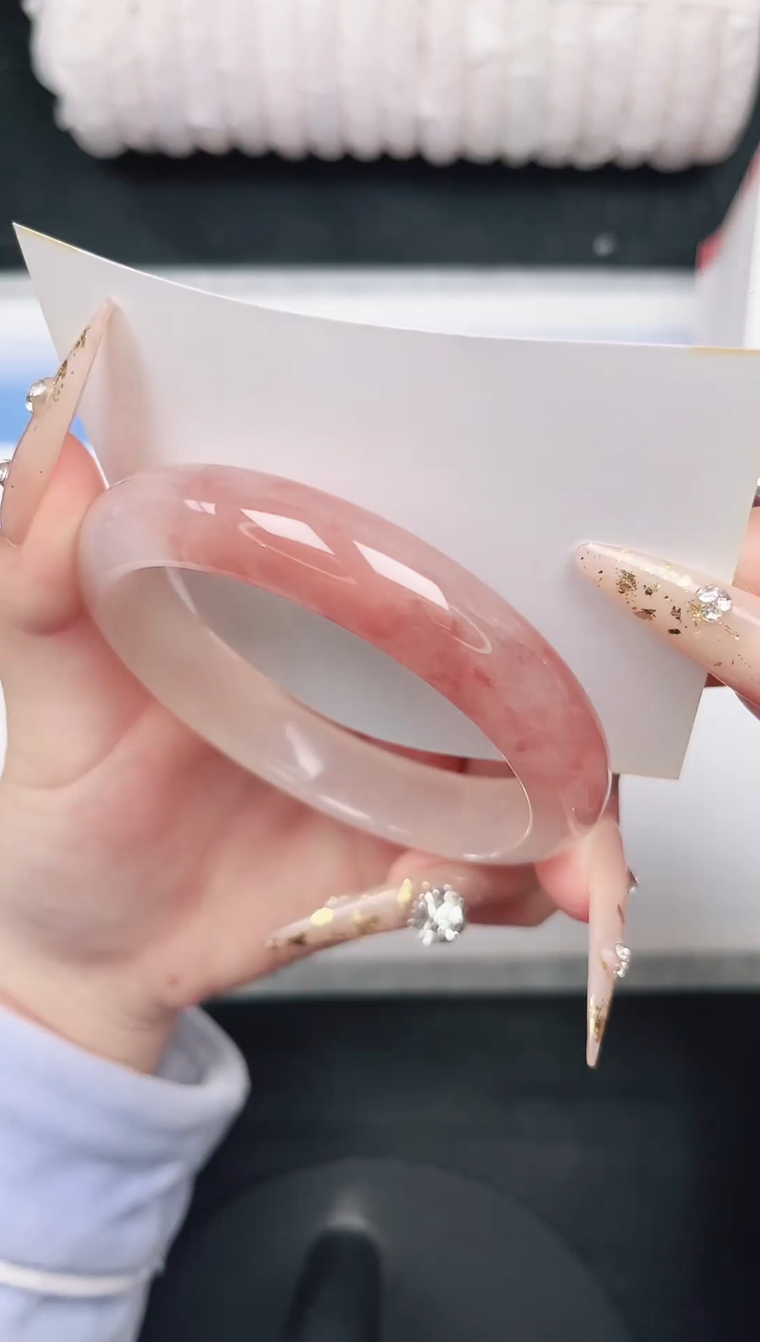 未镶嵌手镯石英质玉62-60