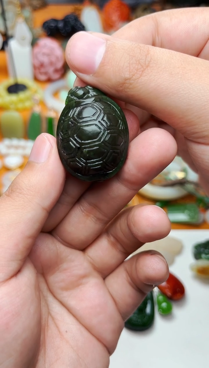 【闪购商品】和田玉颈饰未镶嵌龙龟01