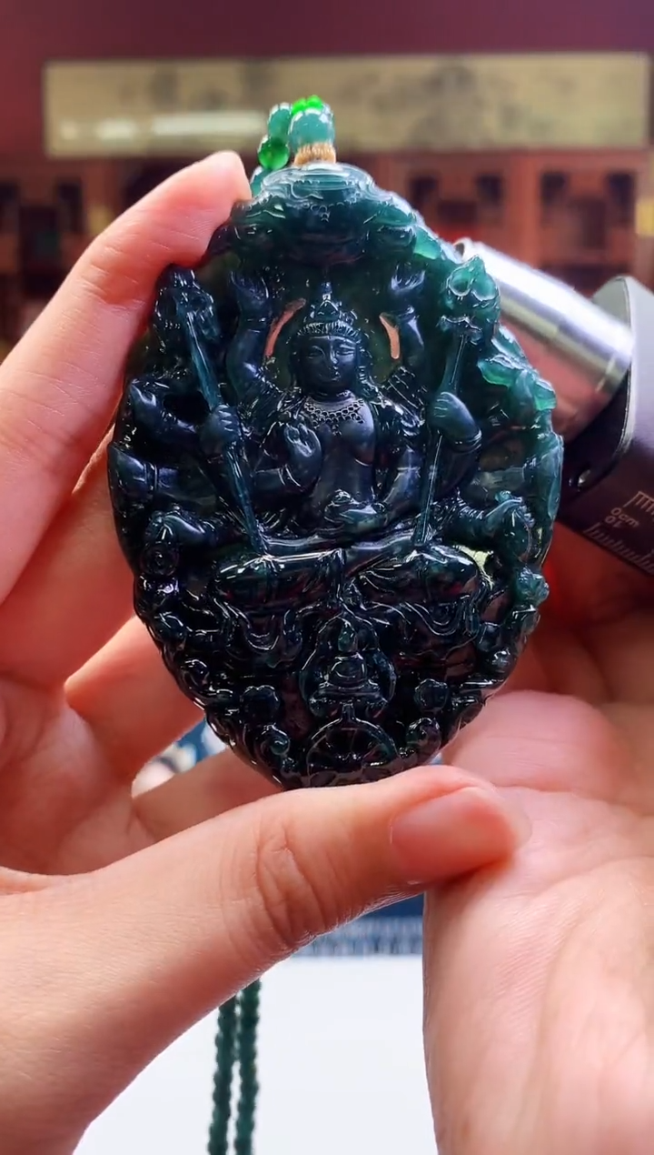 颈饰未镶嵌翡翠M-@@SHZC121237多样性发一