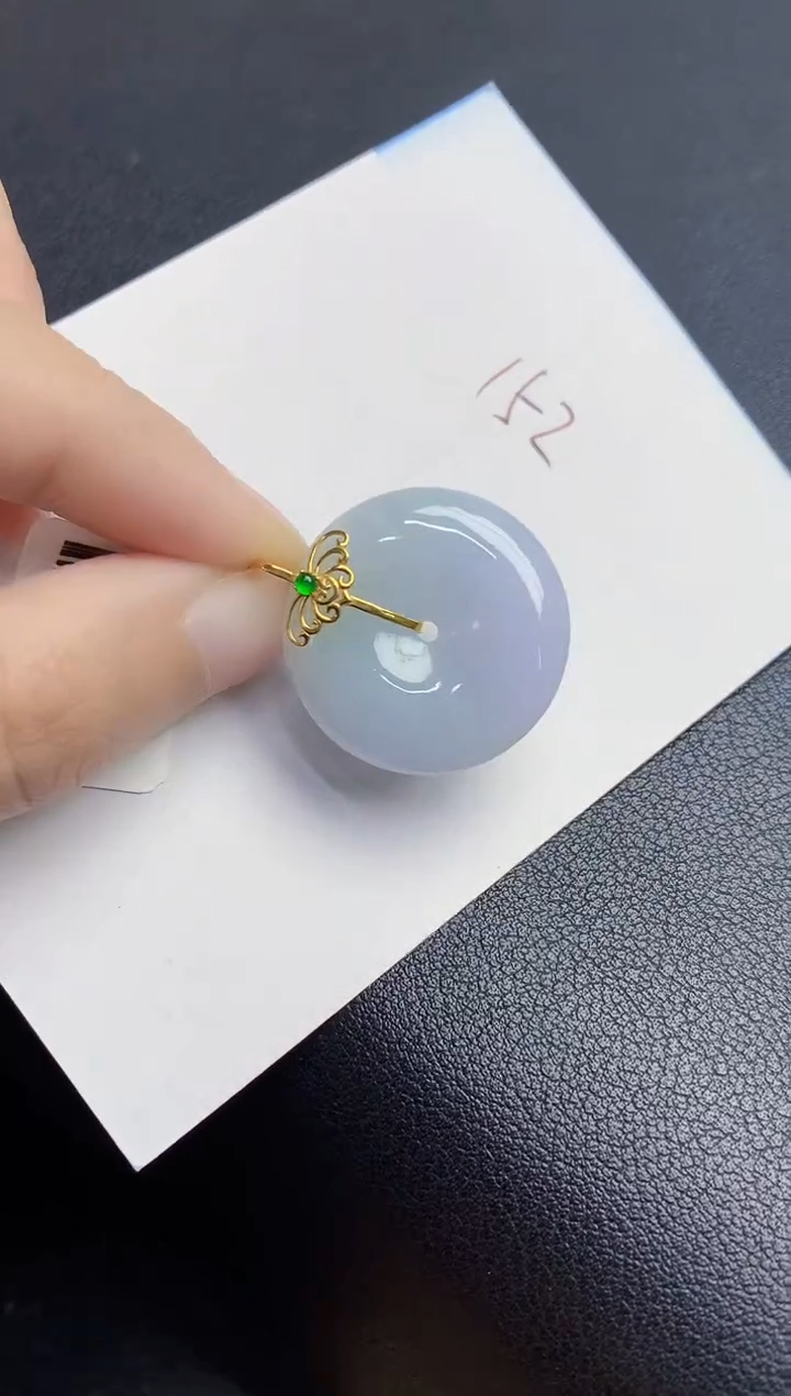 【闪购商品】翡翠颈饰18K金镶嵌000000000