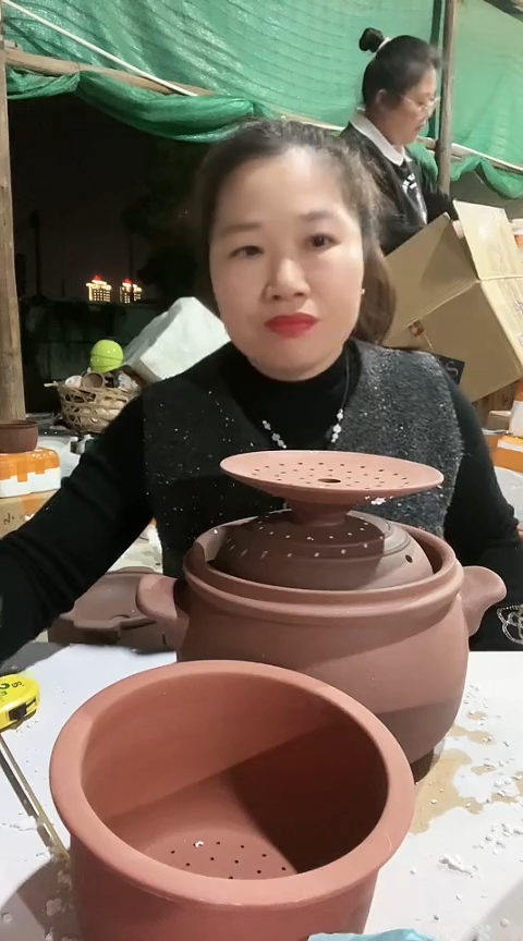 陶小蒸屉小蒸片+4.0瑕疵原陶锅