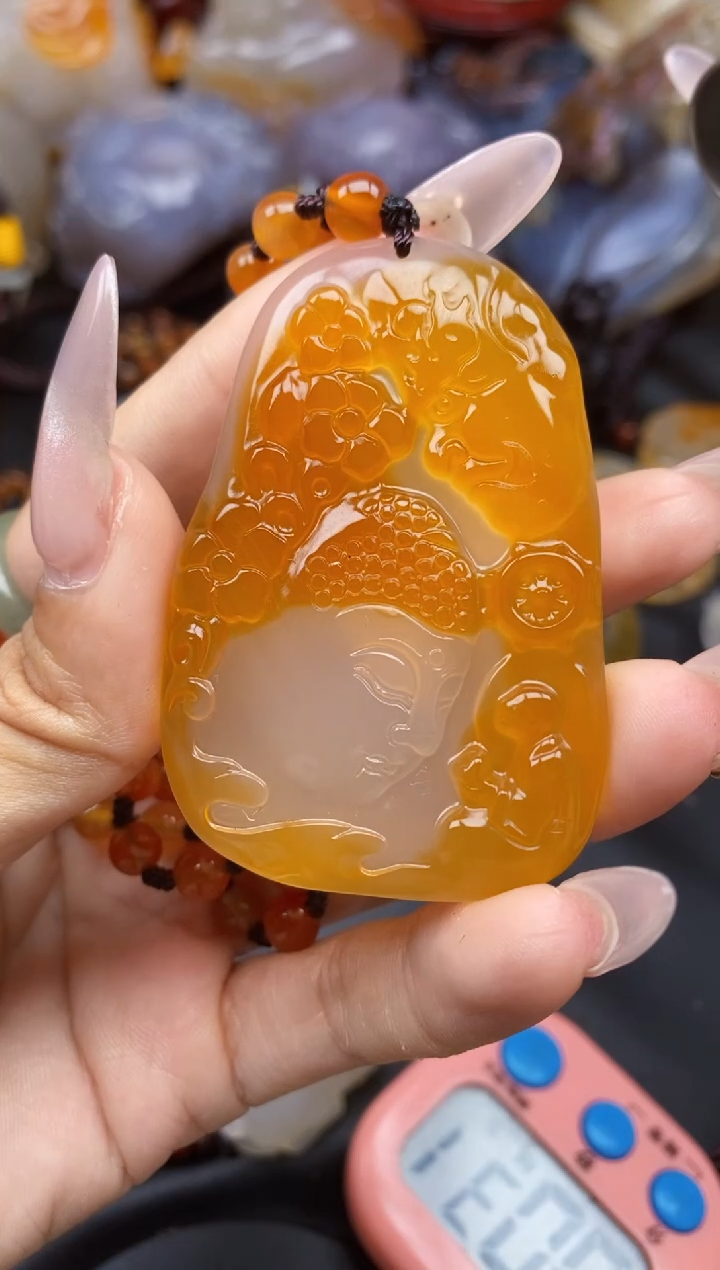 【闪购商品】玛瑙/玉髓颈饰未镶嵌ll