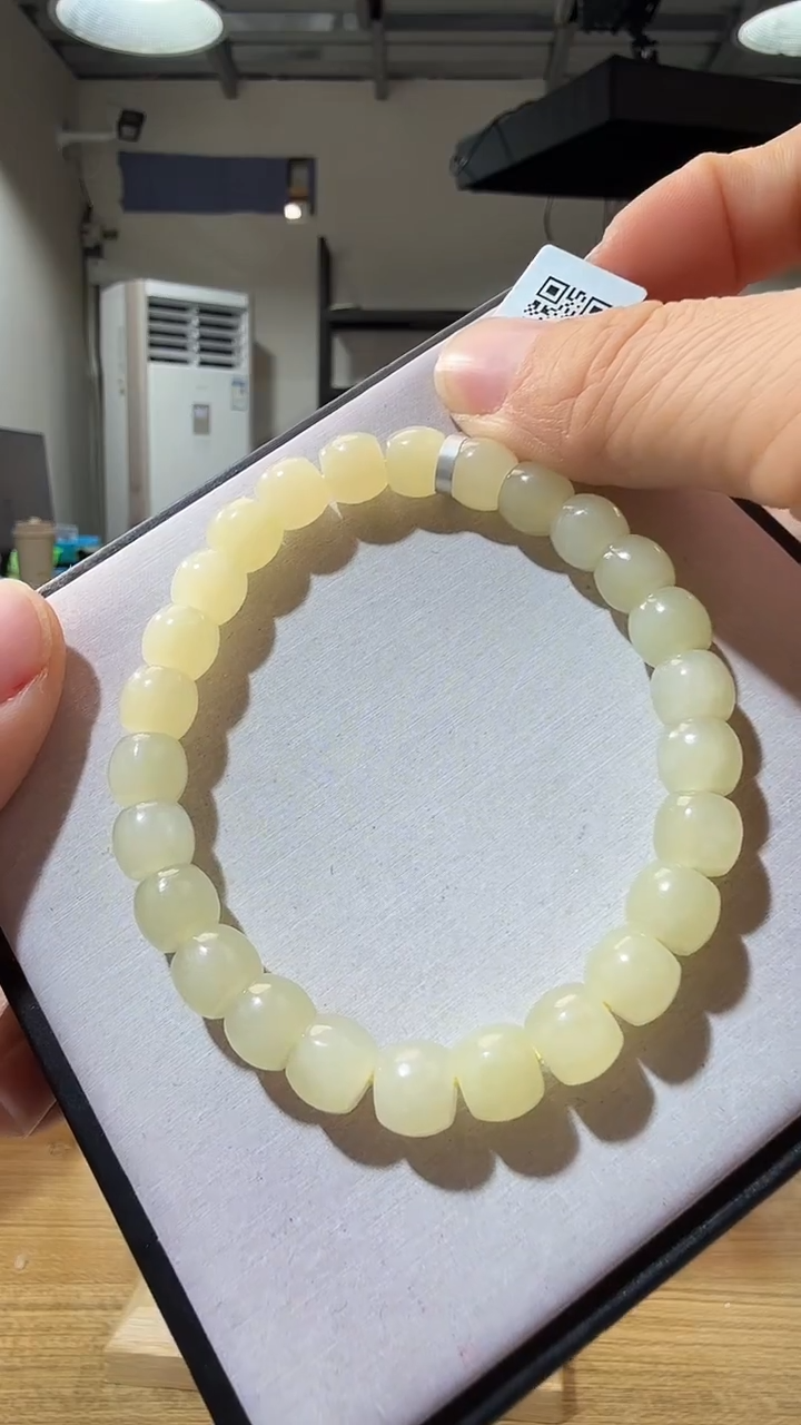 未镶嵌手链和田玉优0033 约8mm