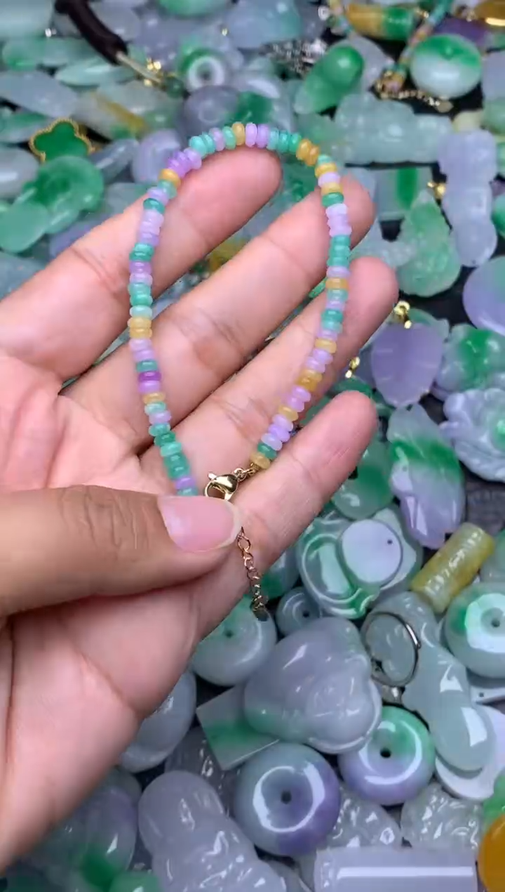 翡翠未镶嵌颈饰天然缅甸翡翠吊坠