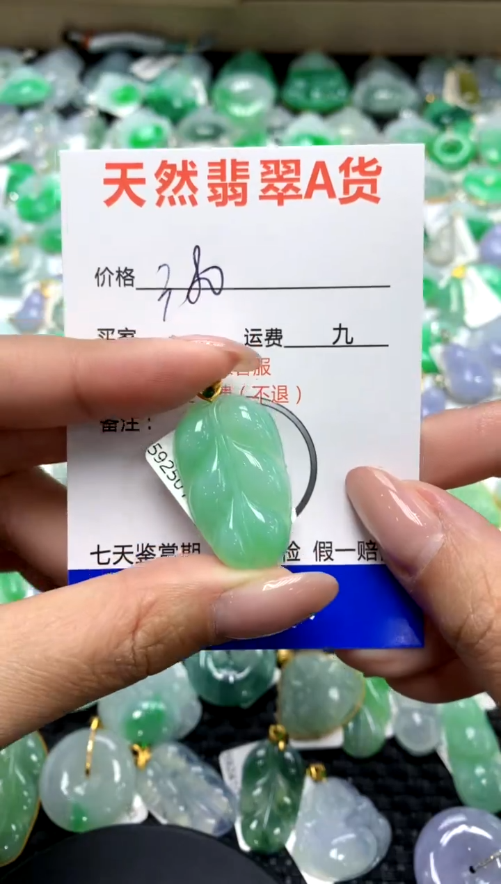 【闪购商品】翡翠颈饰18K金镶嵌111111111