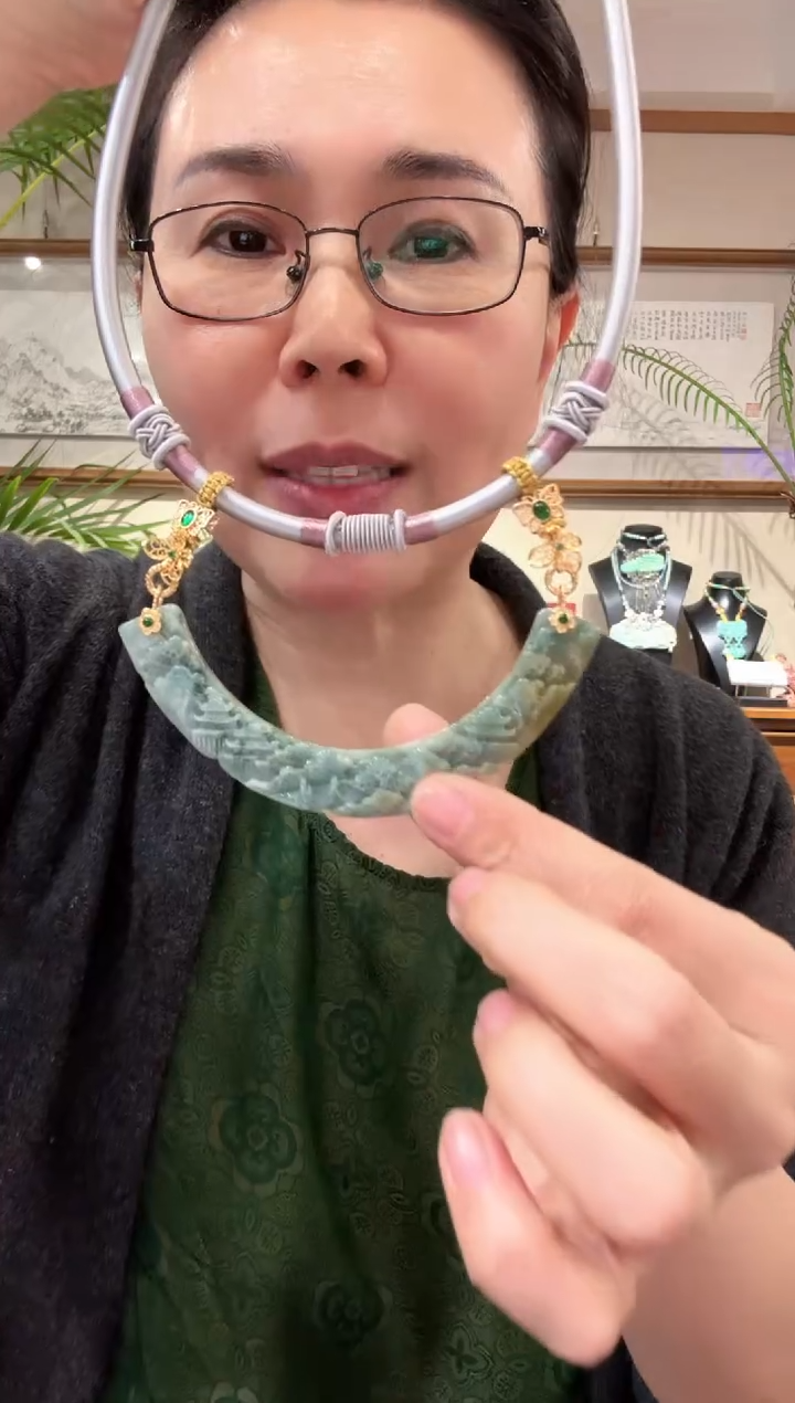 【闪购商品】翡翠颈饰未镶嵌国风