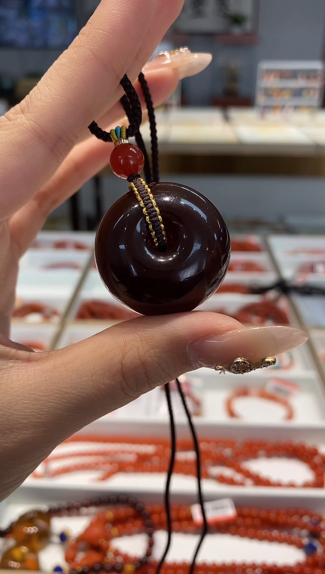 【闪购商品】琥珀项链未镶嵌项链