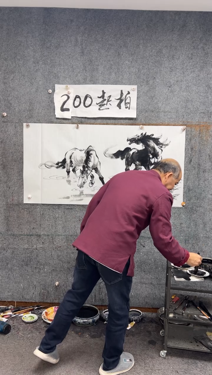 【闪购商品】国画风生水起  带收藏证书