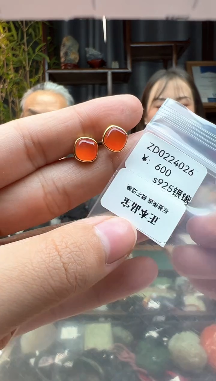 【闪购商品】南红玛瑙颈饰未镶嵌耳饰  ZD  多样性发货拍一发一