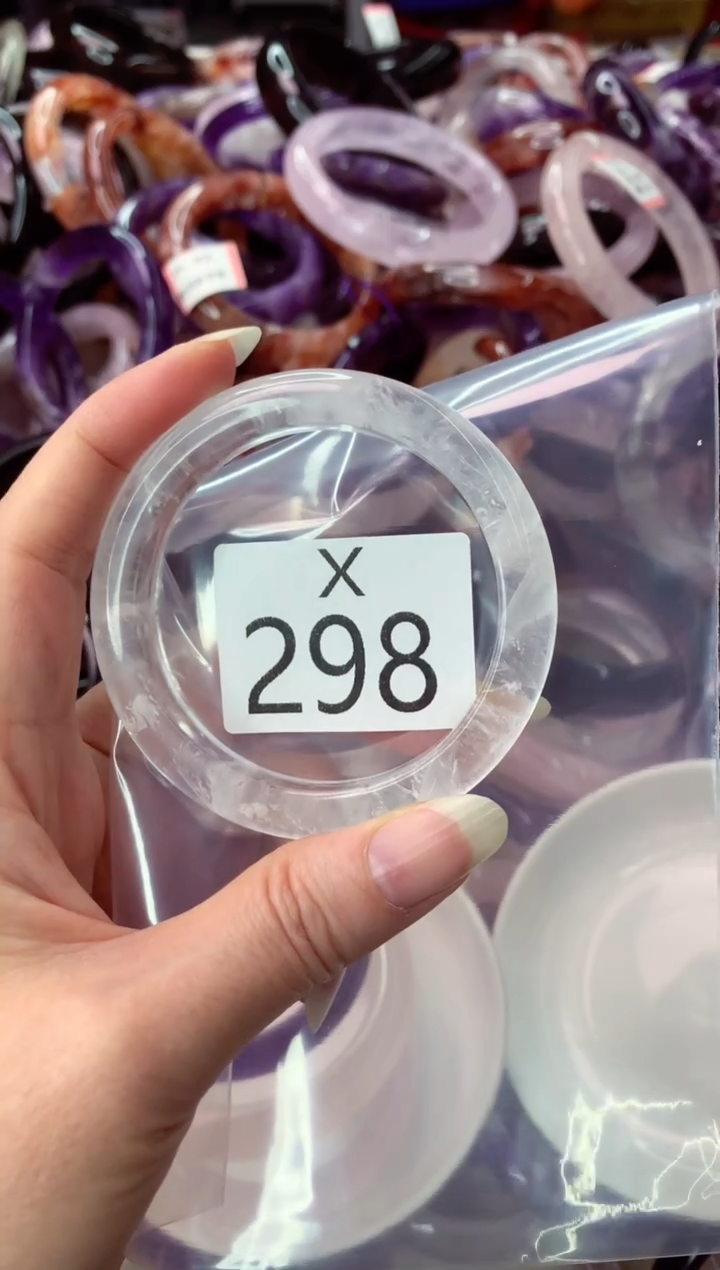 未镶嵌手镯水晶X298-53