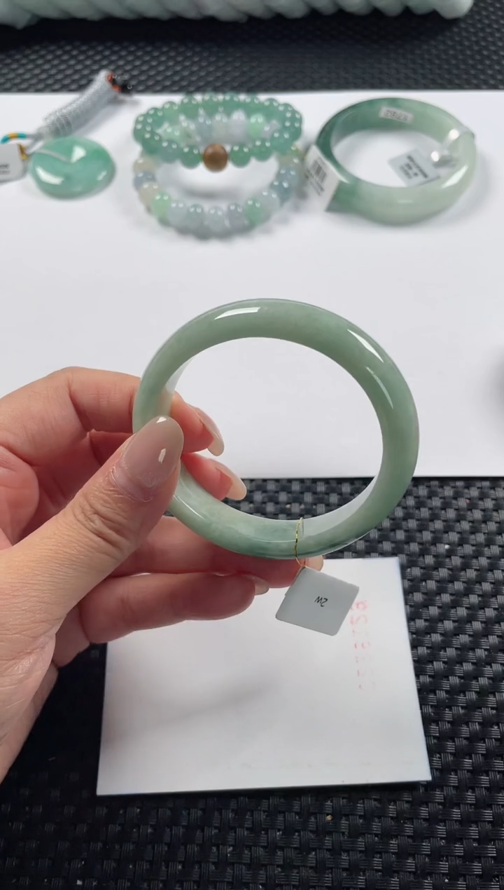 未镶嵌手镯翡翠基地发货H 0868 53+