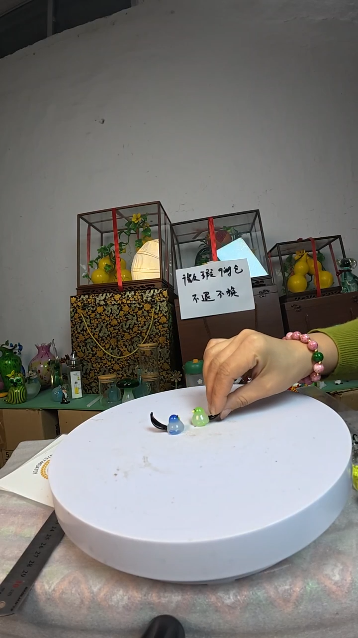 琉璃淄博非遗琉璃筷子架