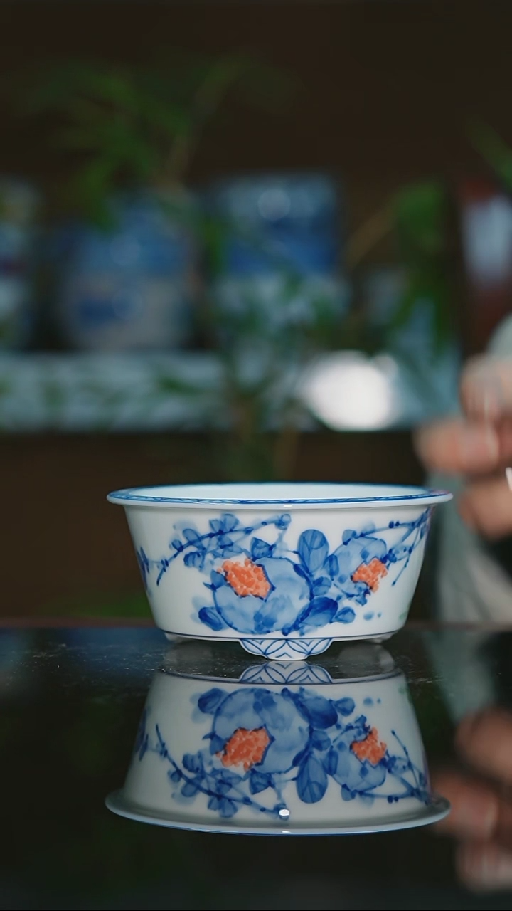 【闪购商品】手绘陶瓷内口9.5高5深